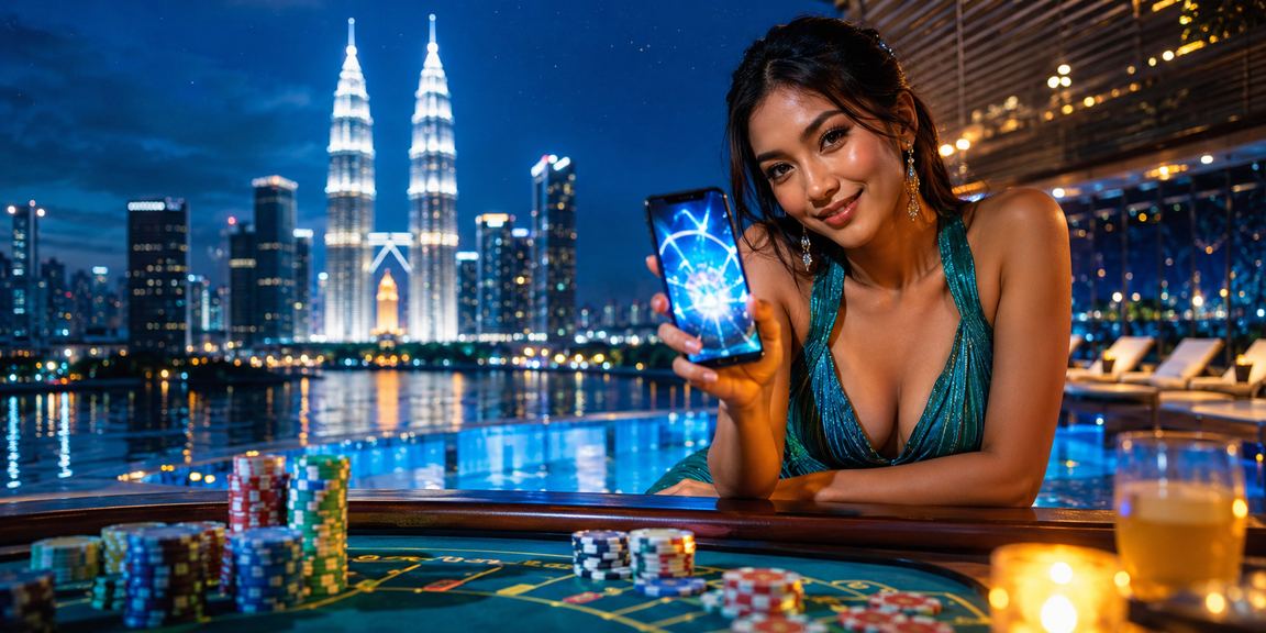 Suasana permainan kasino live di Kuala Lumpur melalui platform fortune111
