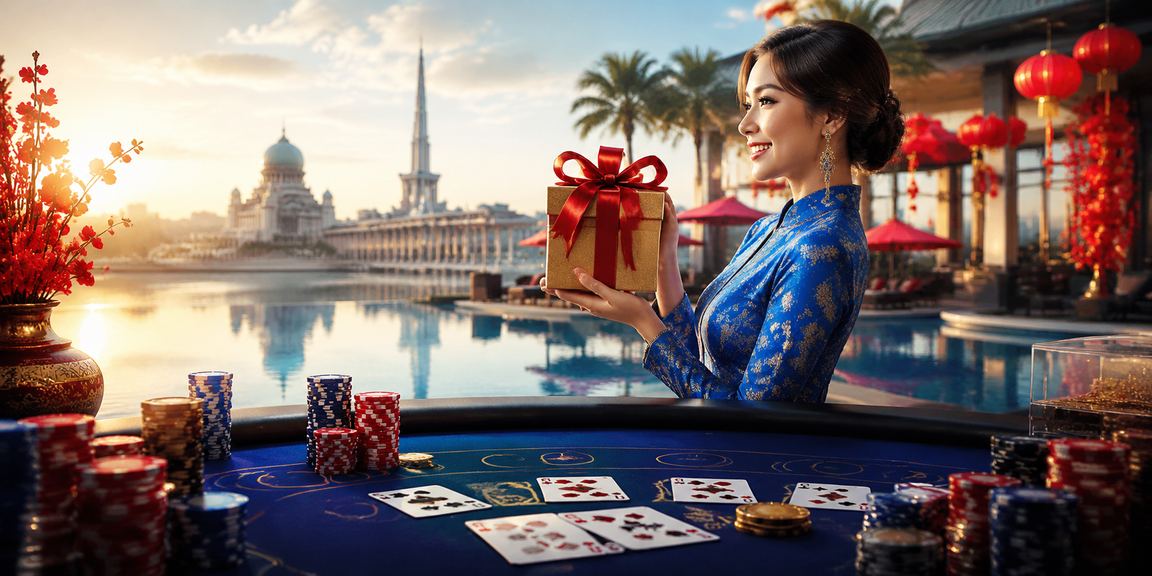 Pemain kasino Malaysia dalam suasana tradisional baju kurung bermain di platform fortune111